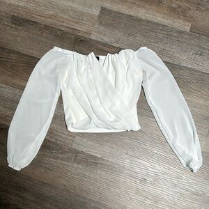 Windsor White Off The Shoulder Top